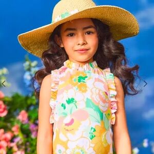 Floral Ruffled Swimsuit